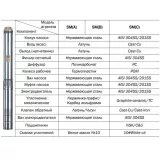 Погружной скважинный насос CNP SM(C)10-28S, 5.5 кВт/3х380В